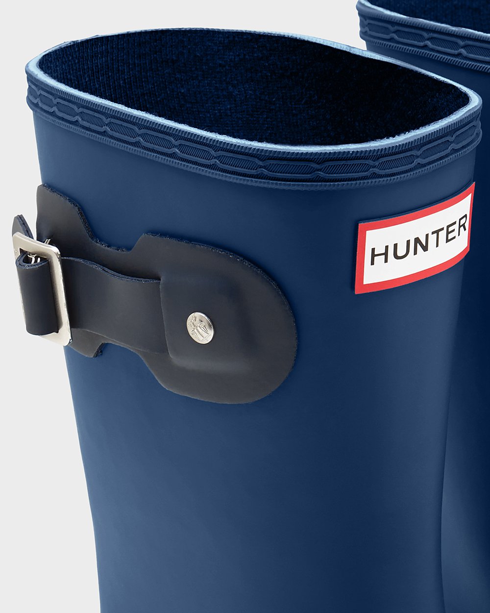 Women Hunter Original Tour Foldable | Short Rain Boots Navy | NZ-60841-EWKD